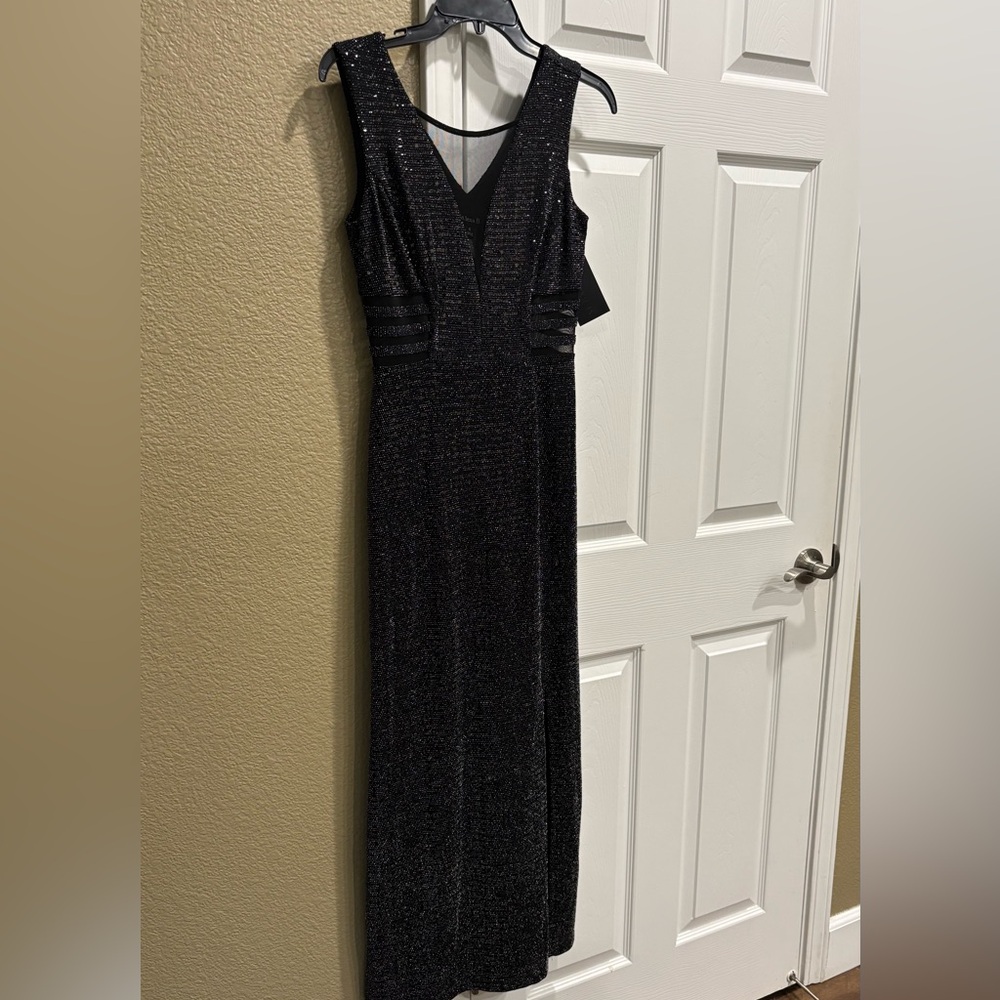 Alexa B Elegant Black Evening Dress size 4 - Picture 5 of 7